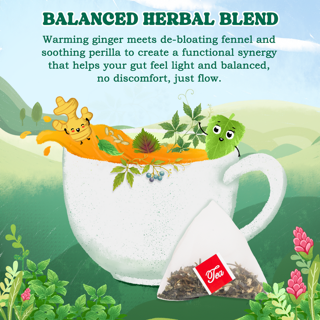 Brewed cup of lemon balm tea