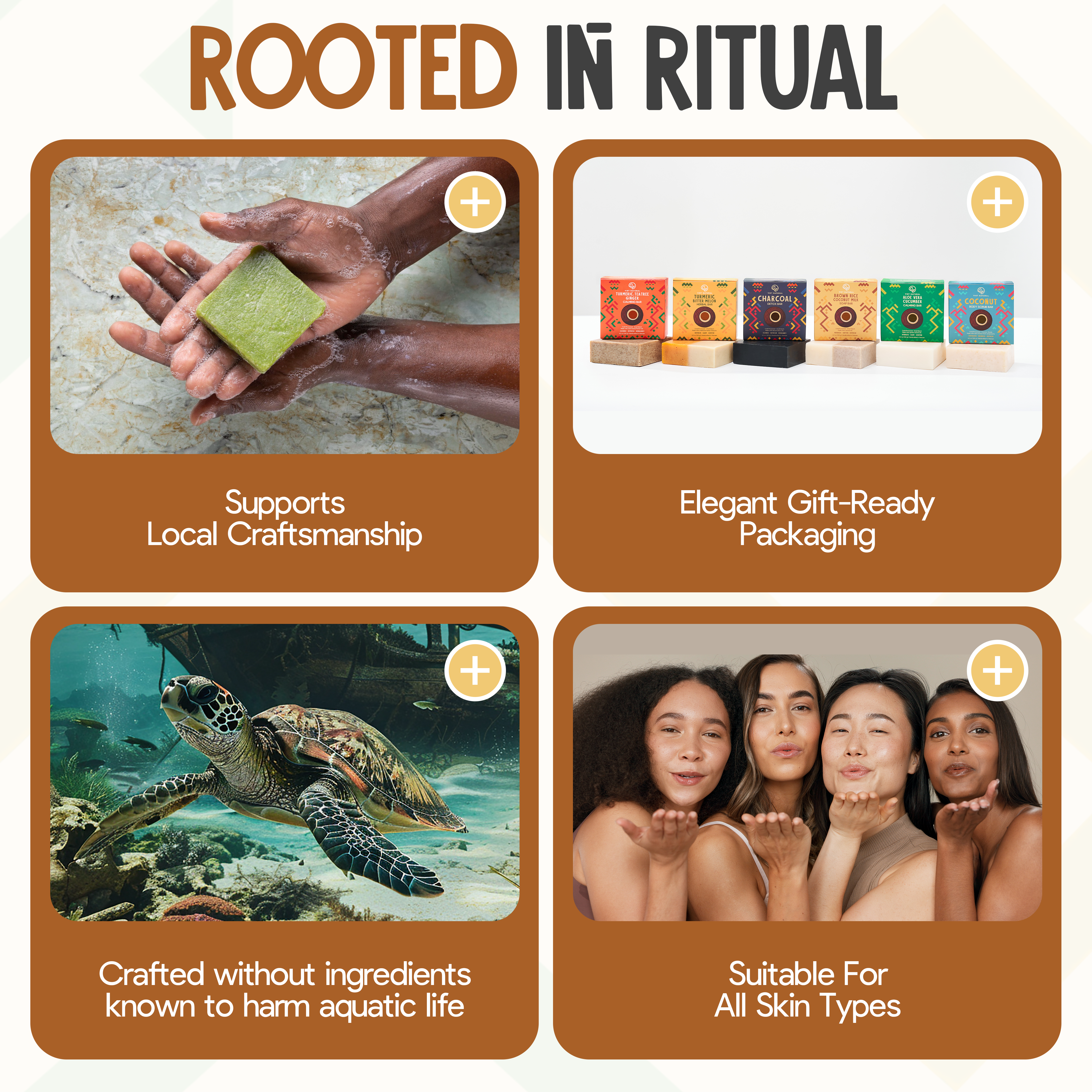 Brown Rice & Coconut Milk Soap Bar – Natural Exfoliating & Hydrating Skincare