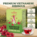 Hibiscus herbal tea box