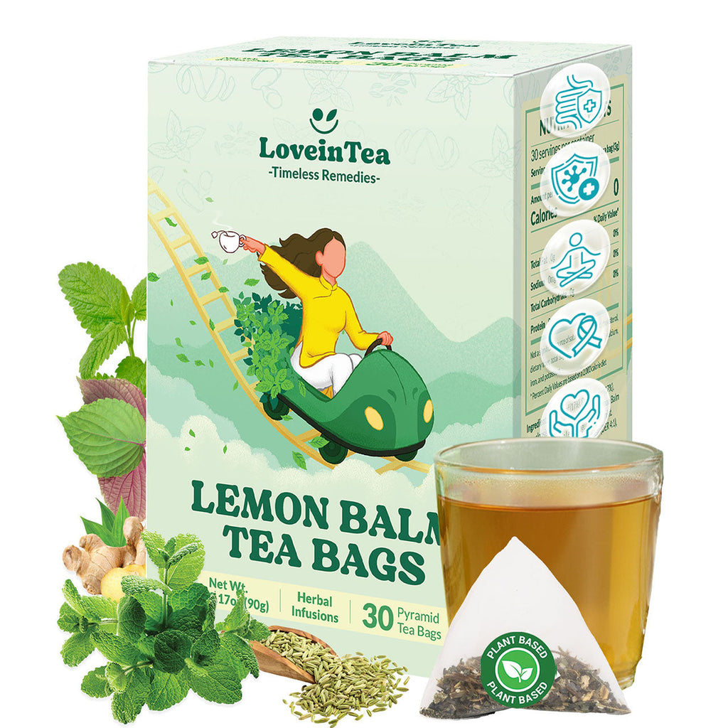 Lemon balm herbal tea box