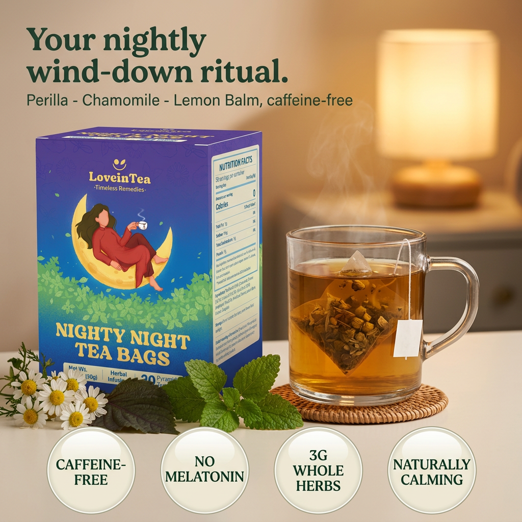Nighty night herbal tea box